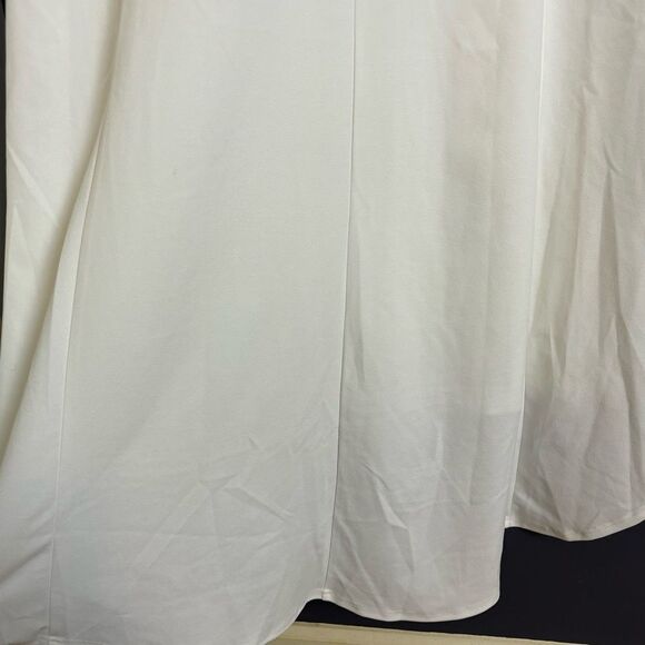 Lulus Blessed Romance White Sleeveless Button Back Mermaid Maxi Dress Large - Picture 13 of 14